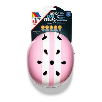 Baby Helmet Moltó Pink White 48-53 cm-2