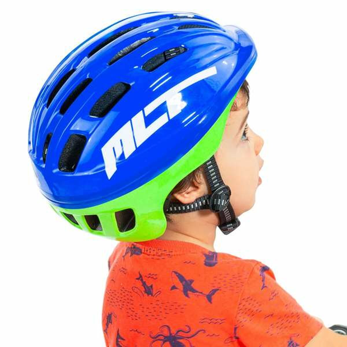 Set of helmets and knee pads Moltó Blue 2-10 Years-5