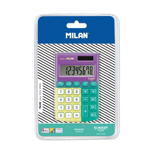 Calculator Milan pokcket Sunset PVC-0