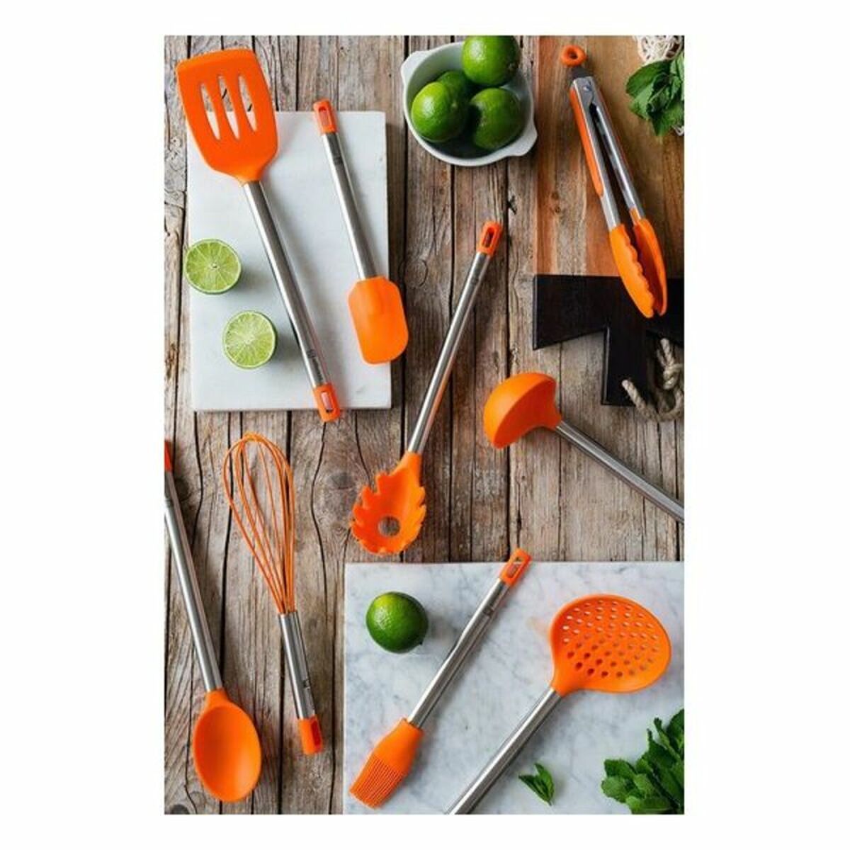 Kitchen Utensils Set BRA A195011 Orange (6 pcs)-2