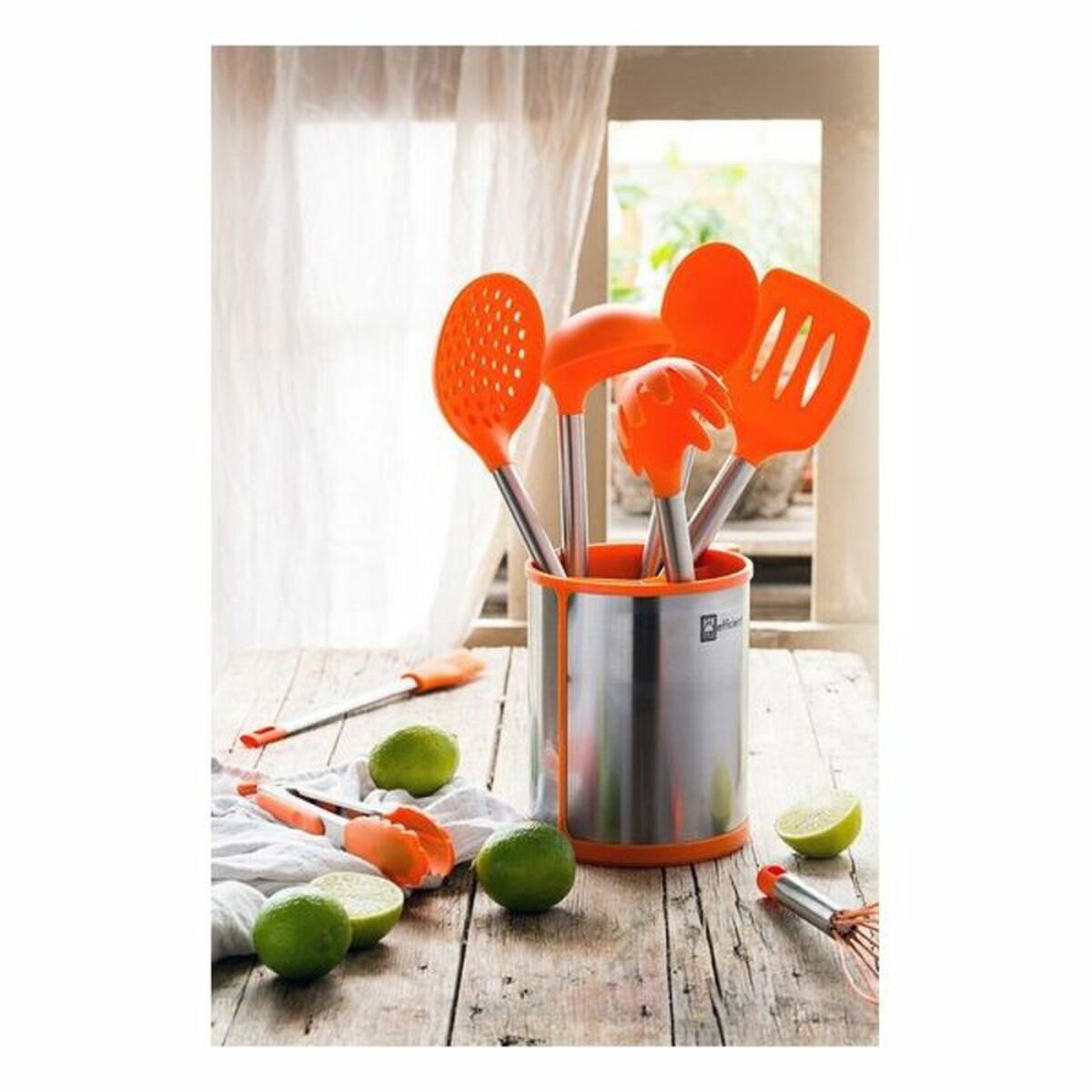 Kitchen Utensils Set BRA A195011 Orange (6 pcs)-1