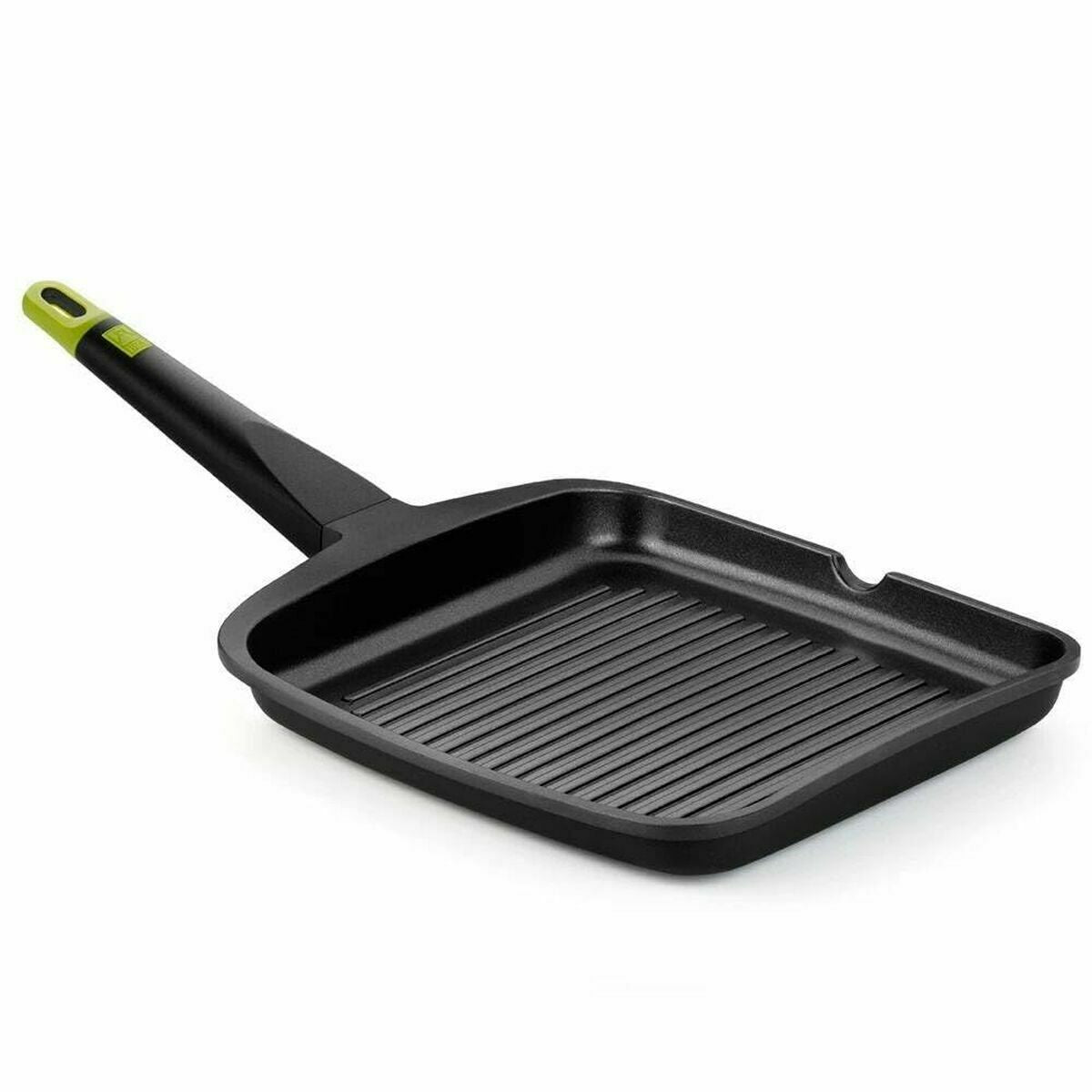 Grill pan BRA FOODIE 28X28 Stainless steel Aluminium Ø 28 cm-0