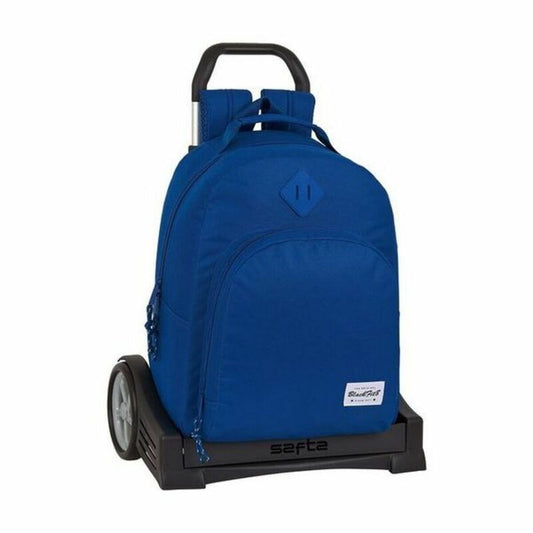 School Rucksack with Wheels Evolution BlackFit8 Oxford Dark blue (32 x 42 x 15 cm)-0