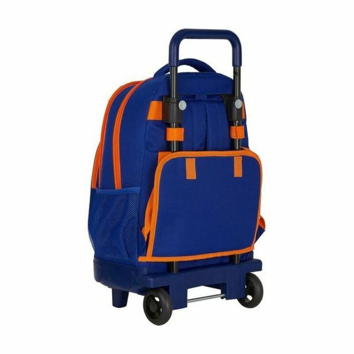 School Rucksack with Wheels Compact Valencia Basket M918 Blue Orange (33 x 45 x 22 cm)-3