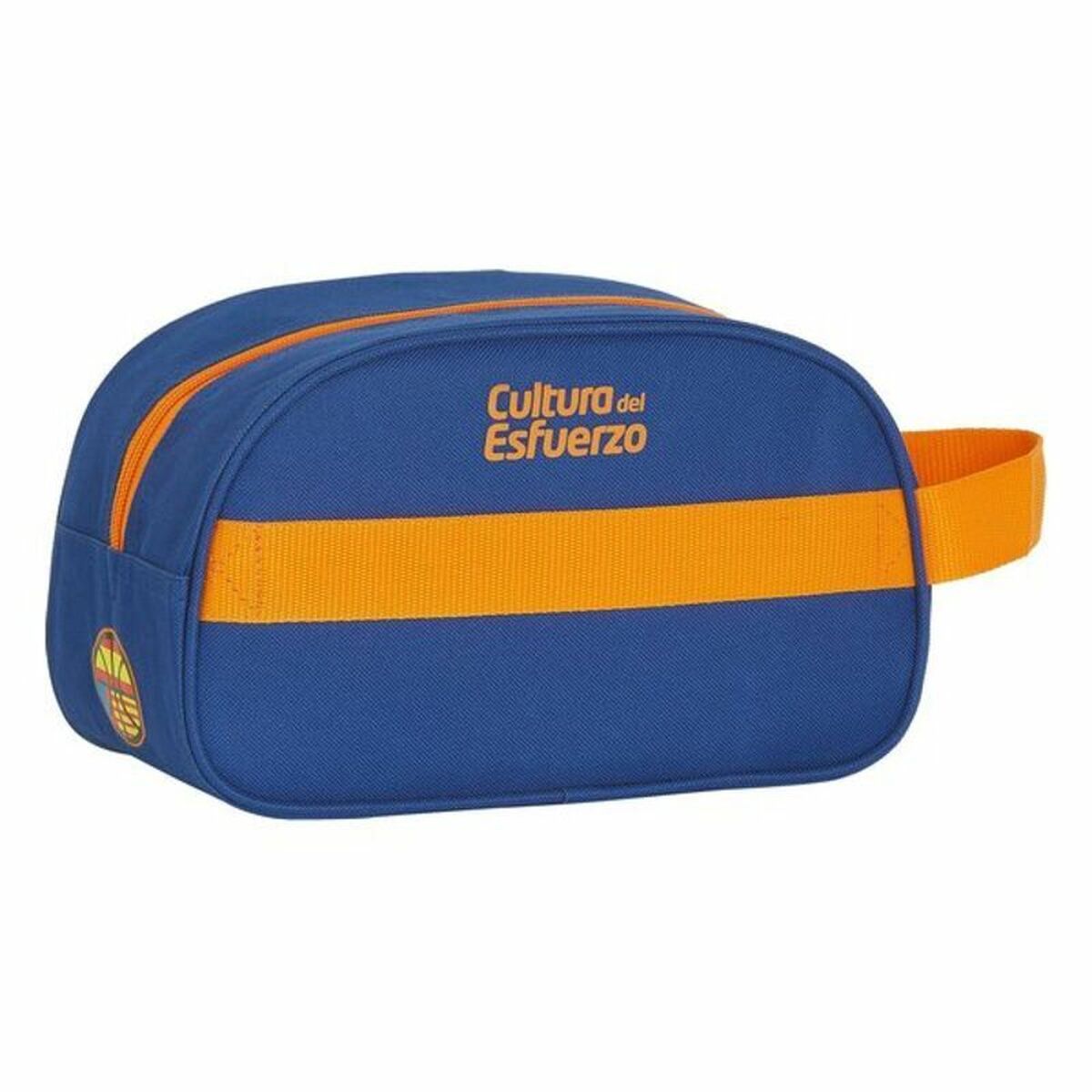 School Toilet Bag Valencia Basket M248 Blue Orange 26 x 15 x 12 cm-3