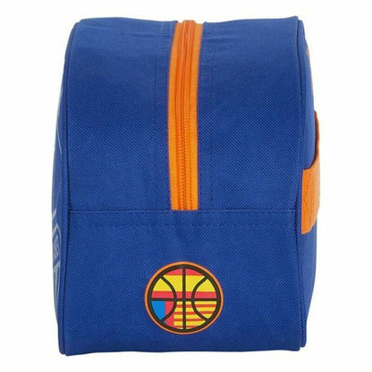 School Toilet Bag Valencia Basket M248 Blue Orange 26 x 15 x 12 cm-2