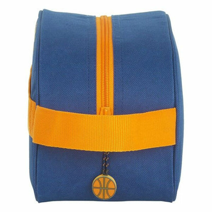 School Toilet Bag Valencia Basket M248 Blue Orange 26 x 15 x 12 cm-1
