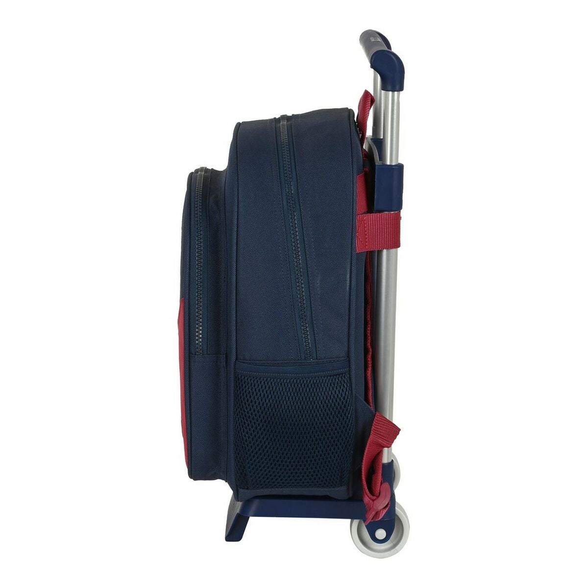 School Rucksack with Wheels F.C. Barcelona Corporativa Blue Maroon (27 x 33 x 10 cm)-3