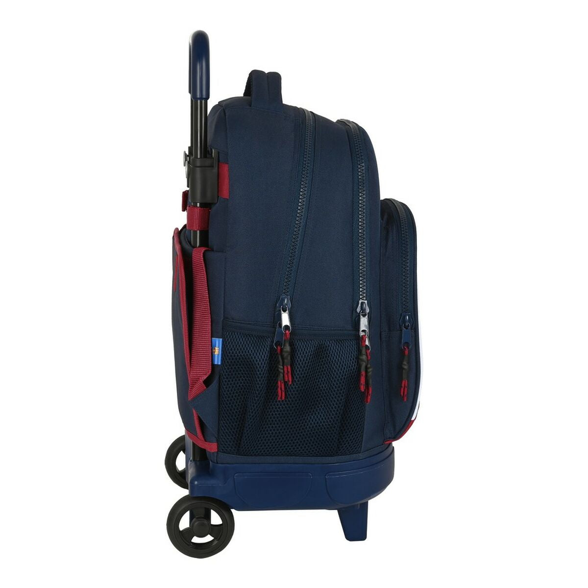 School Rucksack with Wheels F.C. Barcelona Corporativa Blue Maroon (33 x 45 x 22 cm)-1