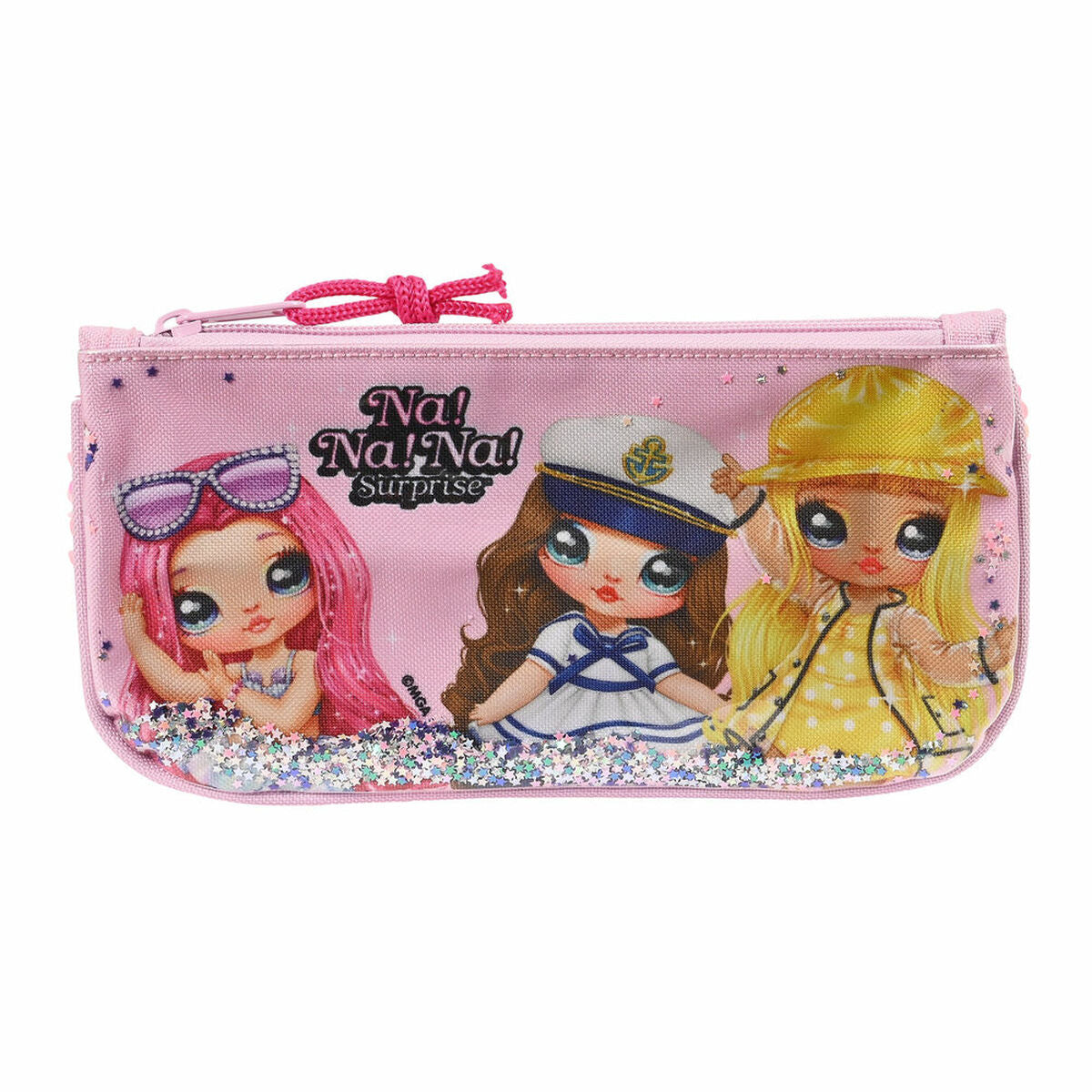 School Case Na!Na!Na! Surprise Sparkles Pink (23 x 11 x 1 cm)-0