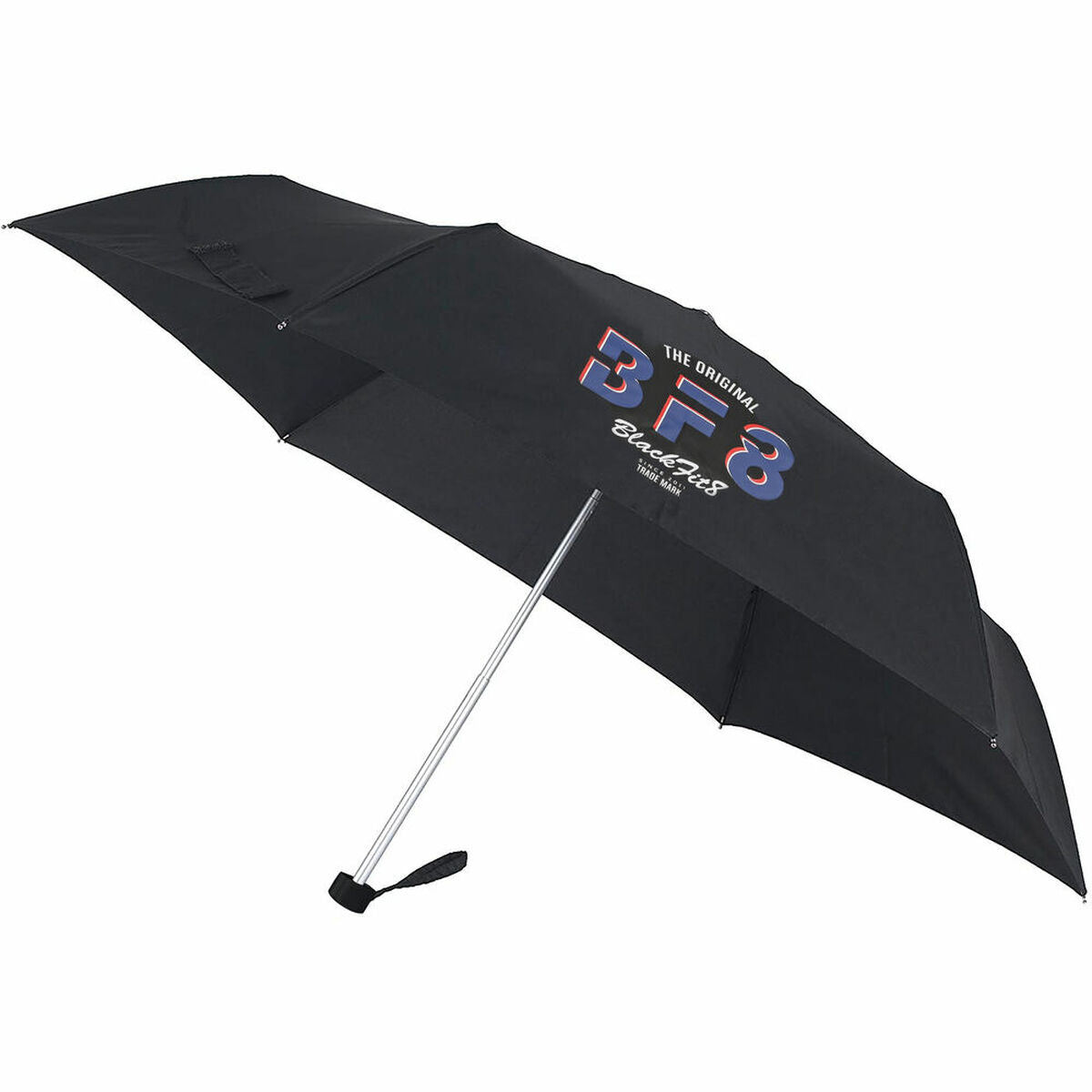 Foldable Umbrella BlackFit8 Urban Black Navy Blue (Ø 98 cm)-0