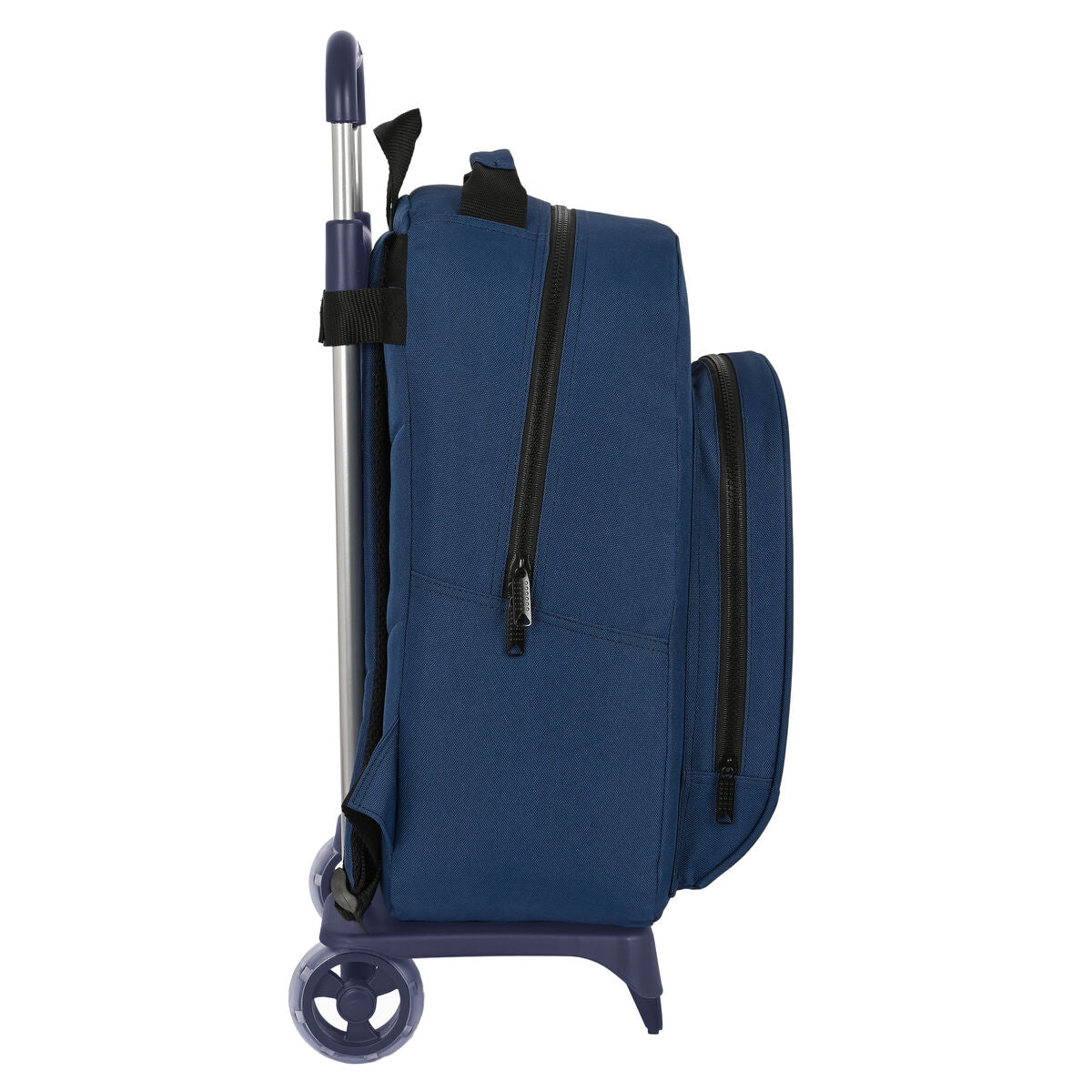 School Rucksack with Wheels BlackFit8 Urban Black Navy Blue (32 x 42 x 15 cm)-2