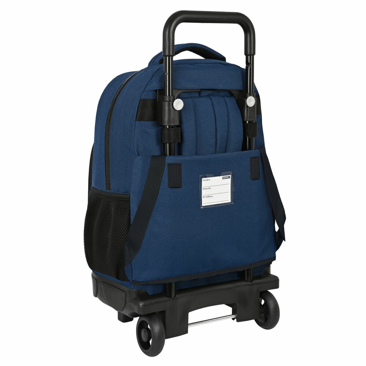 School Rucksack with Wheels BlackFit8 Urban Black Navy Blue (33 x 45 x 22 cm)-2