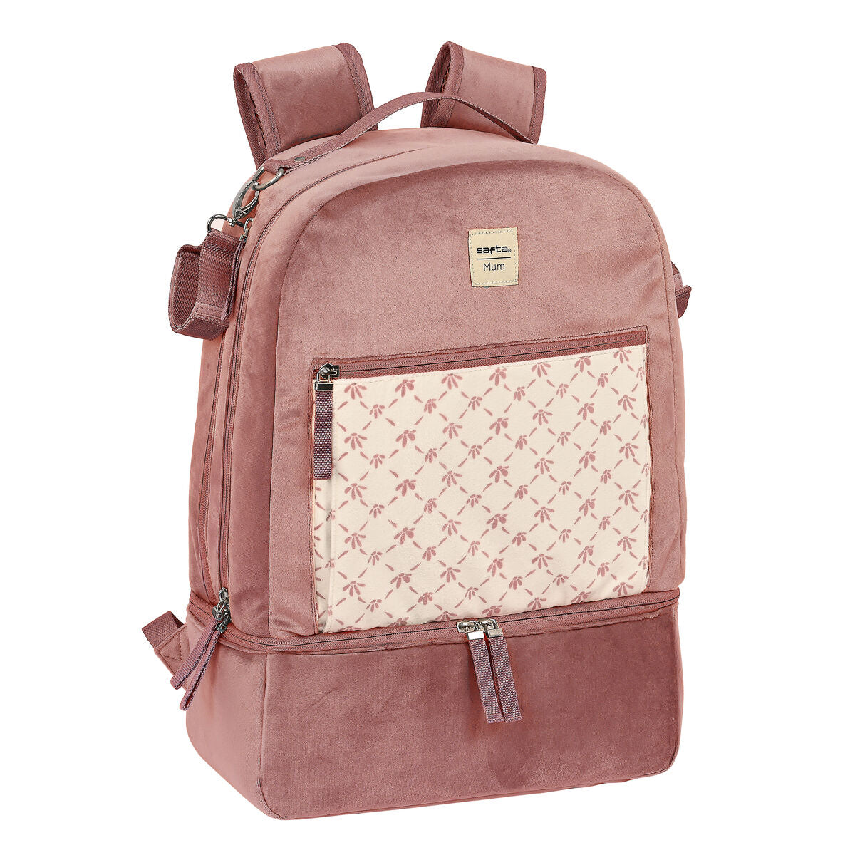Baby Accessories Backpack Safta Marsala Pink (30 x 43 x 15 cm)-0