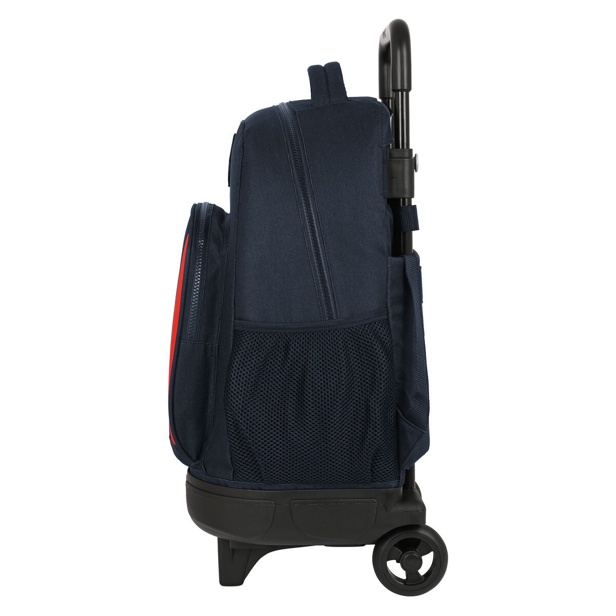 School Rucksack with Wheels F.C. Barcelona Maroon Navy Blue 33 X 45 X 22 cm-1