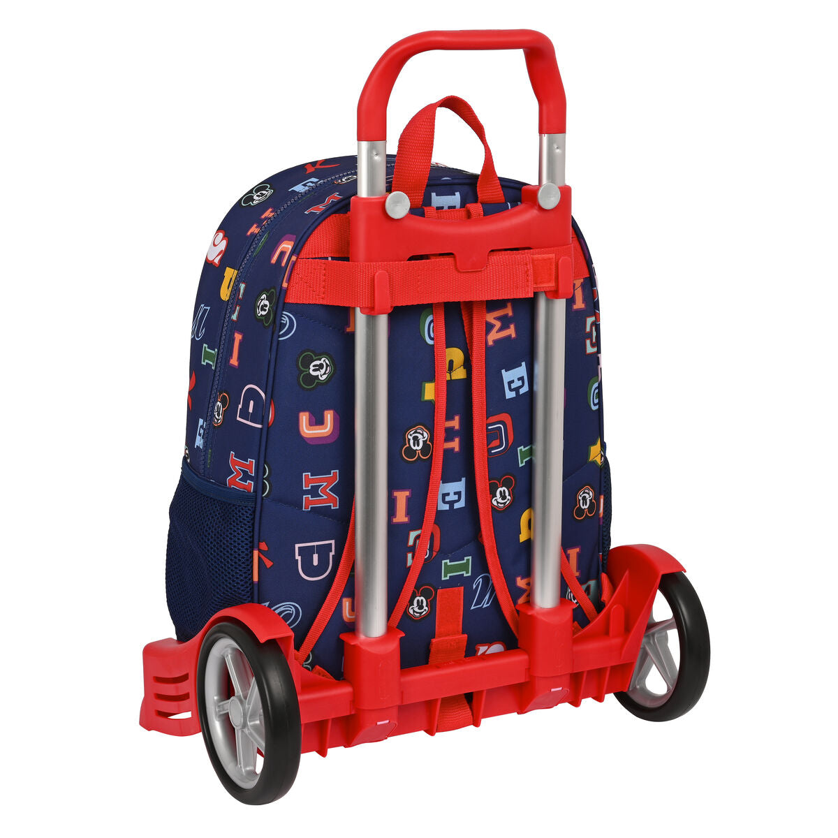 School Rucksack with Wheels Mickey Mouse Clubhouse Only one Navy Blue 33 x 42 x 14 cm-1