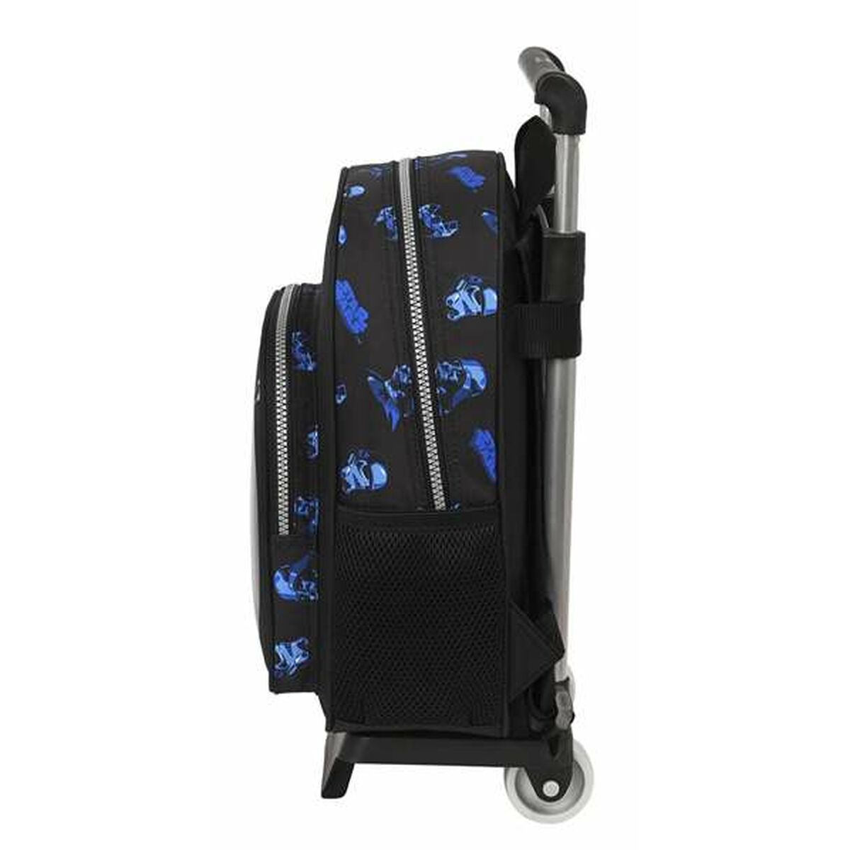 School Rucksack with Wheels Star Wars Digital escape Black 27 x 33 x 10 cm-1