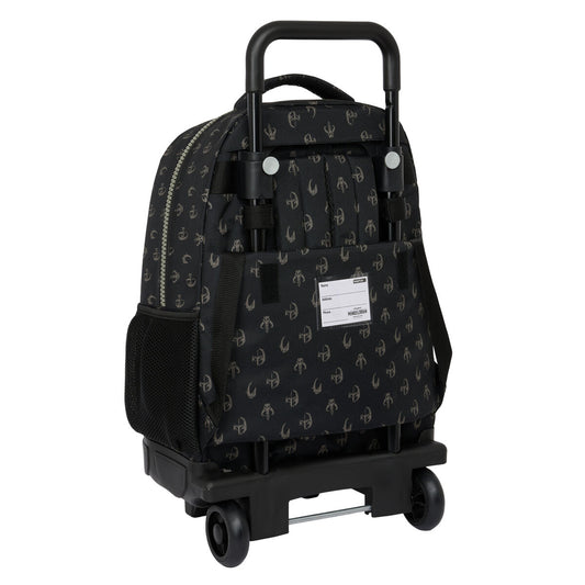 School Rucksack with Wheels The Mandalorian This is the way Black 33 X 45 X 22 cm-1