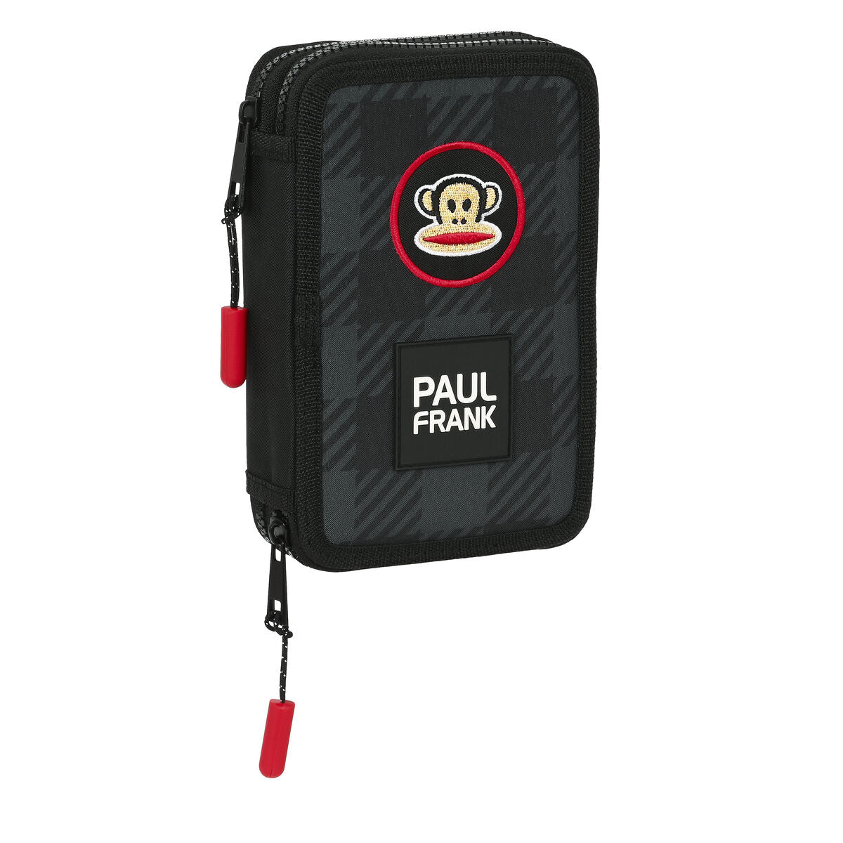 School Case with Accessories Paul Frank Campers Black 12.5 x 19.5 x 4 cm (28 Pieces)-0
