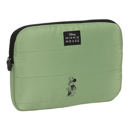 Laptop Cover Minnie Mouse Mint shadow Military green (31 x 23 x 2 cm)-0