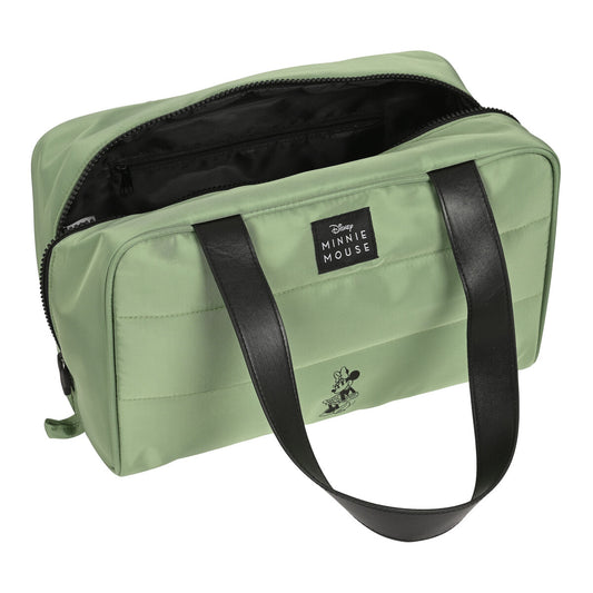School Toilet Bag Minnie Mouse Mint shadow Military green 31 x 14 x 19 cm-1
