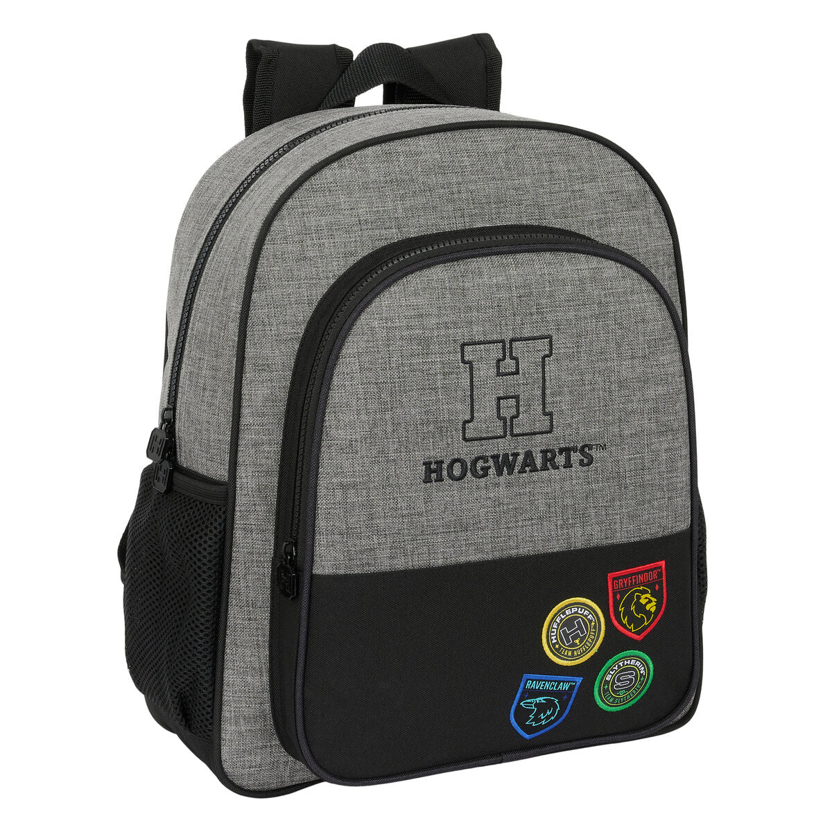 School Bag Harry Potter House of champions Black Grey 32 X 38 X 12 cm-0