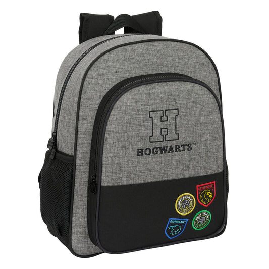School Bag Harry Potter House of champions Black Grey 32 X 38 X 12 cm-0
