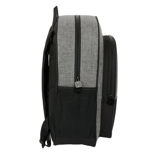 School Bag Harry Potter House of champions Black Grey 32 X 38 X 12 cm-1