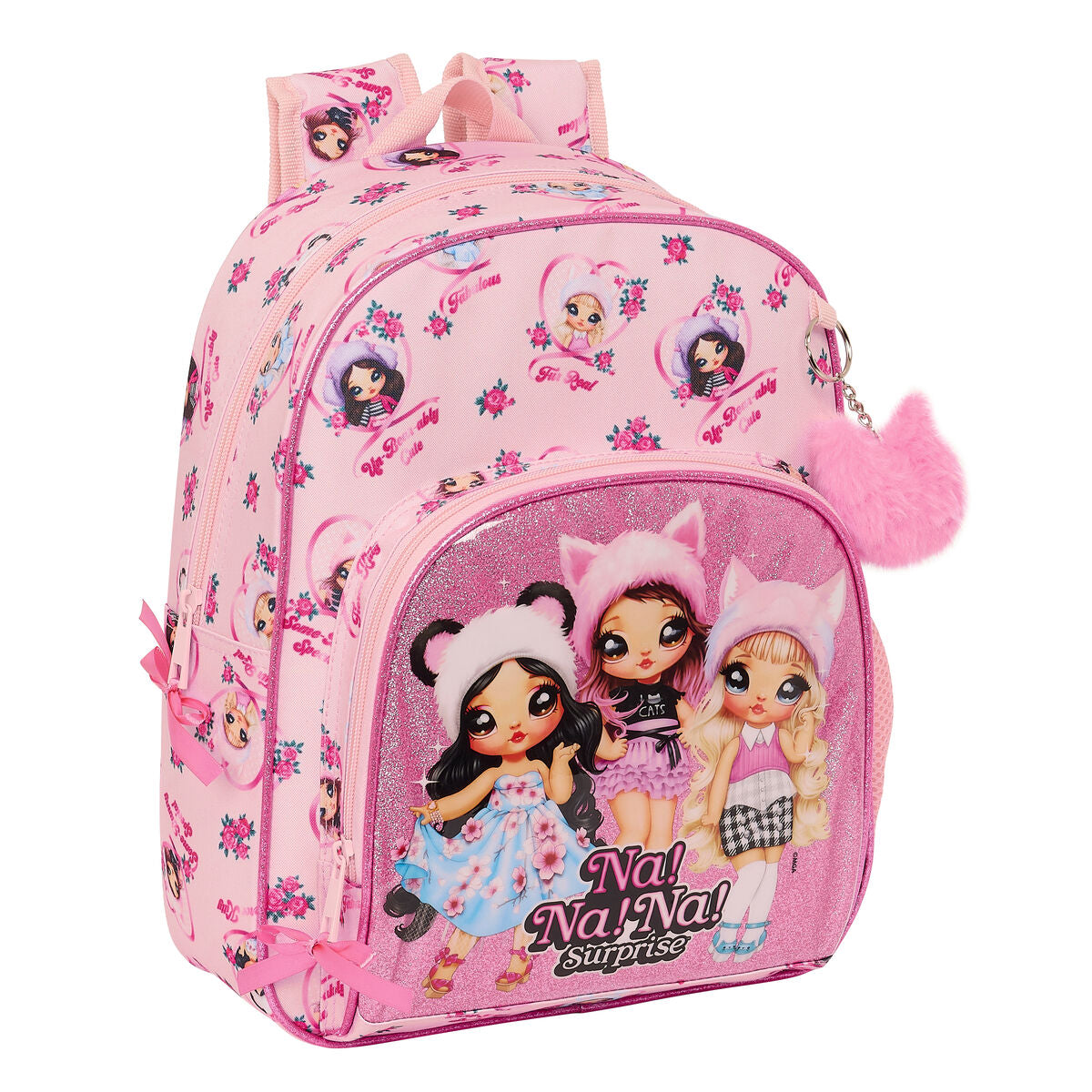 School Bag Na!Na!Na! Surprise Fabulous Pink 28 x 34 x 10 cm-0