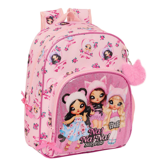School Bag Na!Na!Na! Surprise Fabulous Pink 28 x 34 x 10 cm-0