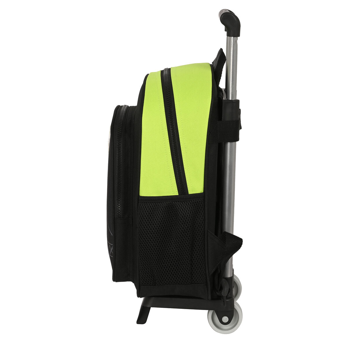 School Rucksack with Wheels Real Betis Balompié Black Lime 28 x 34 x 10 cm-2