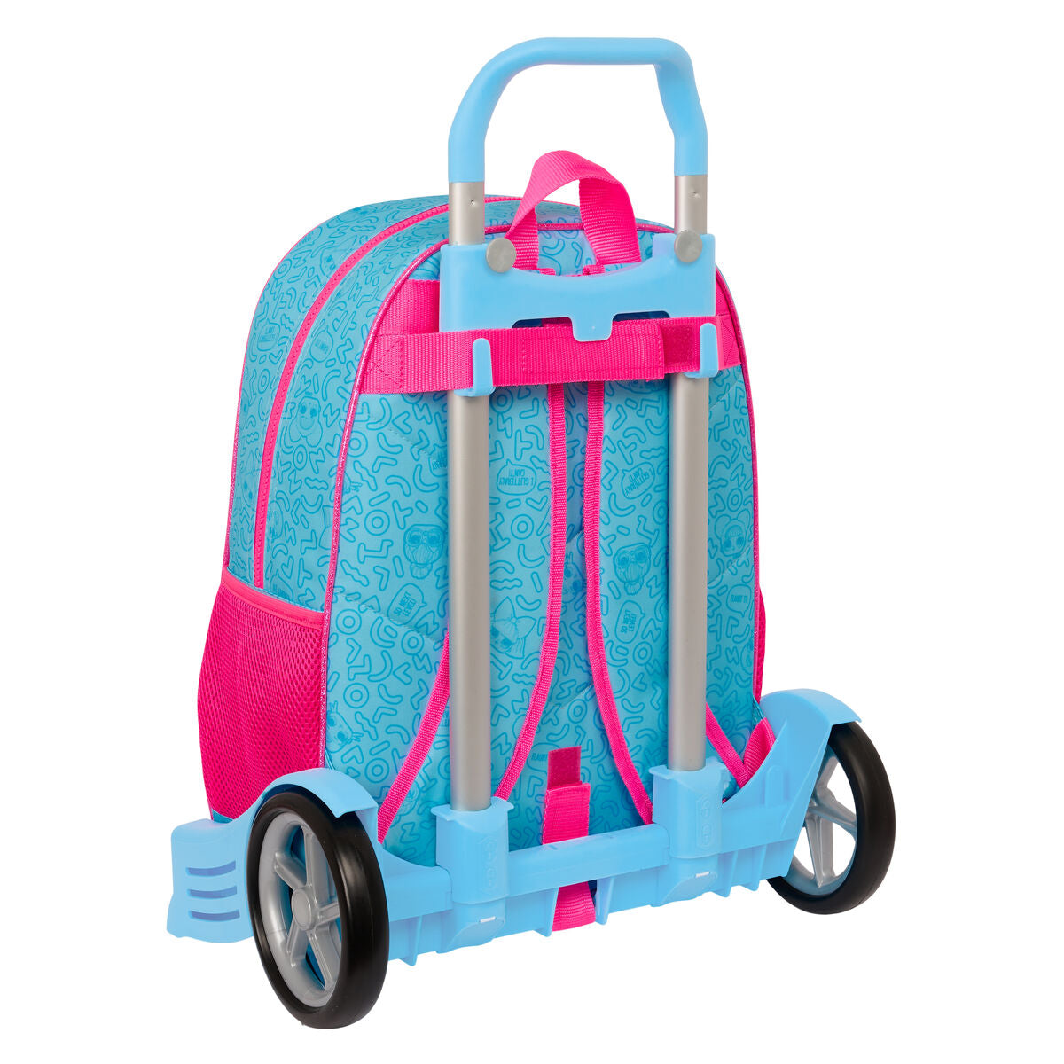 School Rucksack with Wheels LOL Surprise! Divas Blue 33 x 42 x 14 cm-2
