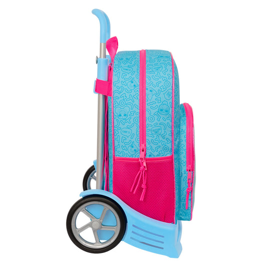 School Rucksack with Wheels LOL Surprise! Divas Blue 33 x 42 x 14 cm-1