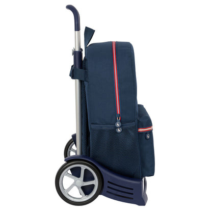 School Rucksack with Wheels El Ganso Classic Navy Blue 32 x 43 x 14 cm-2