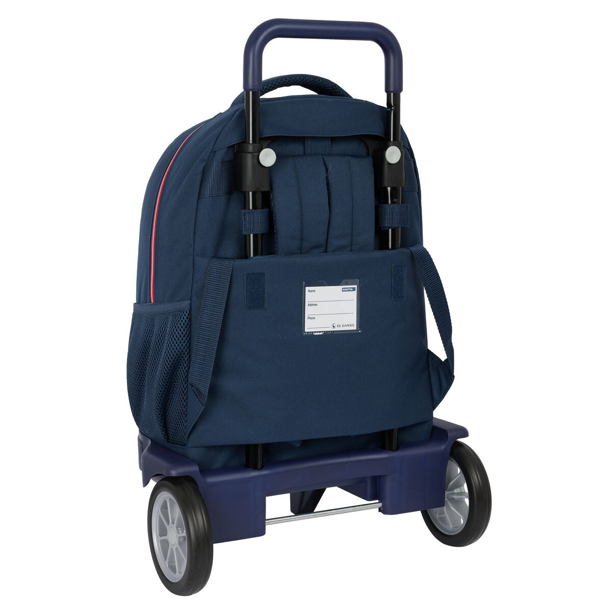 School Rucksack with Wheels El Ganso Classic Navy Blue 33 X 45 X 22 cm-2