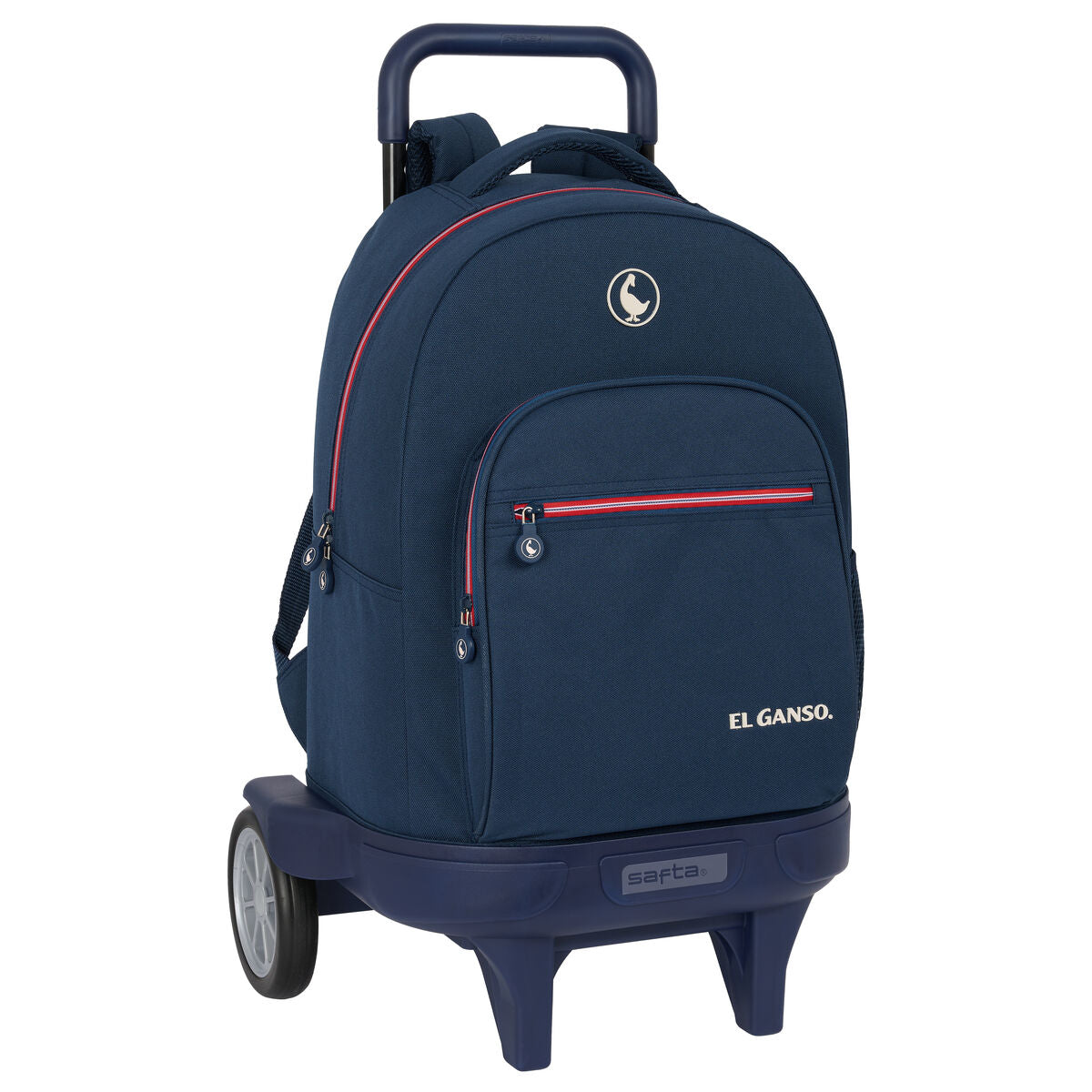 School Rucksack with Wheels El Ganso Classic Navy Blue 33 X 45 X 22 cm-0