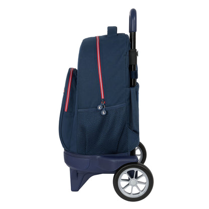 School Rucksack with Wheels El Ganso Classic Navy Blue 33 X 45 X 22 cm-1
