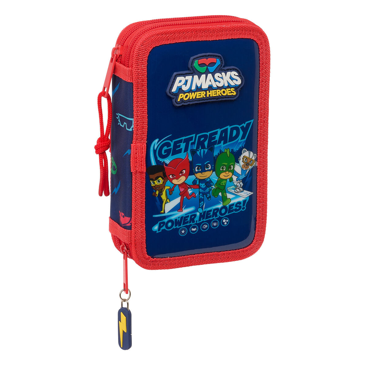 School Case PJ Masks Ready Navy Blue 12.5 x 19.5 x 4 cm 28 Pieces-2
