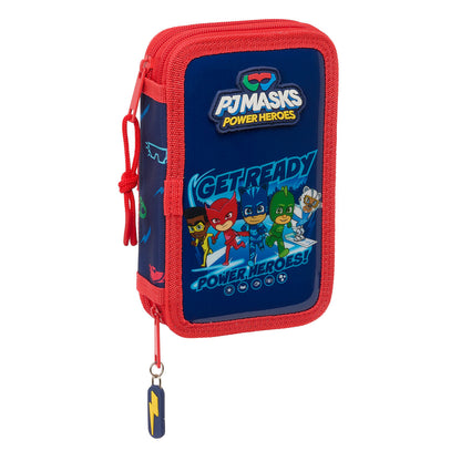 School Case PJ Masks Ready Navy Blue 12.5 x 19.5 x 4 cm 28 Pieces-2