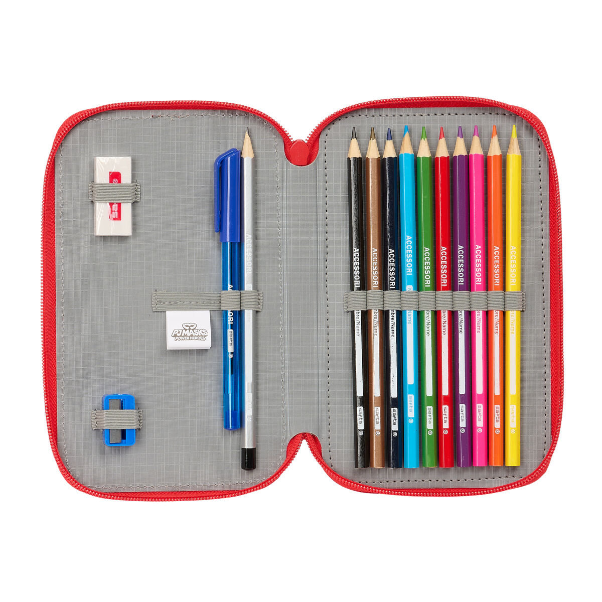 School Case PJ Masks Ready Navy Blue 12.5 x 19.5 x 4 cm 28 Pieces-1