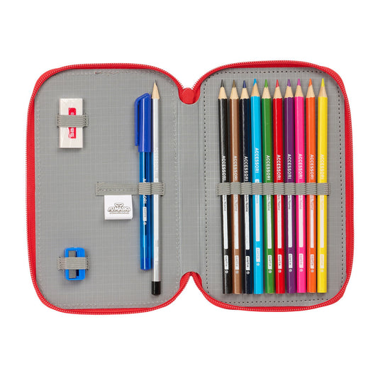 School Case PJ Masks Ready Navy Blue 12.5 x 19.5 x 4 cm 28 Pieces-1