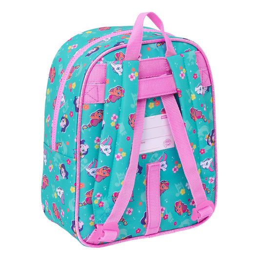 School Bag My Little Pony Magic Pink Turquoise 22 x 27 x 10 cm-1