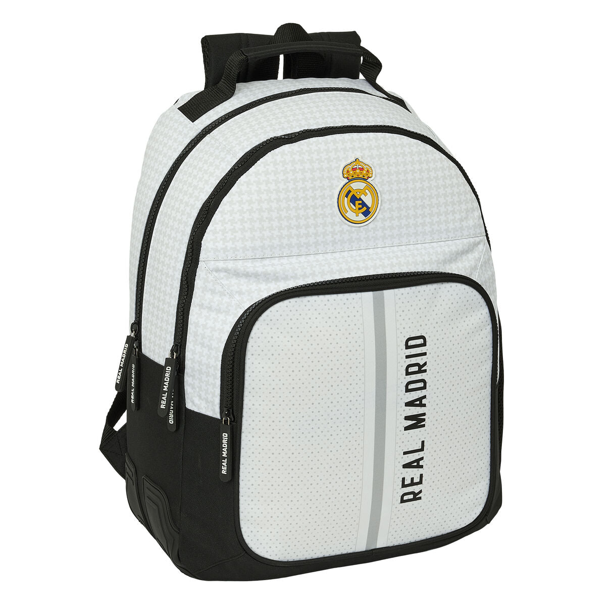 School Bag Real Madrid C.F. 24/25 White Grey 32 x 42 x 15 cm-0