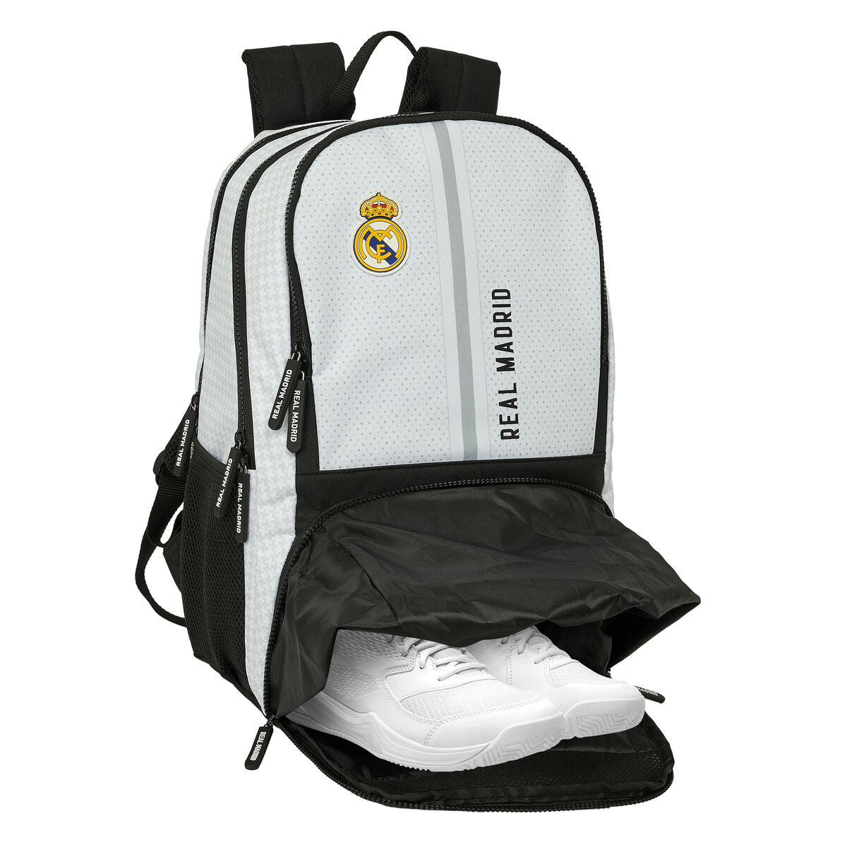 Padel backpack Real Madrid C.F. 24/25 White Grey-6