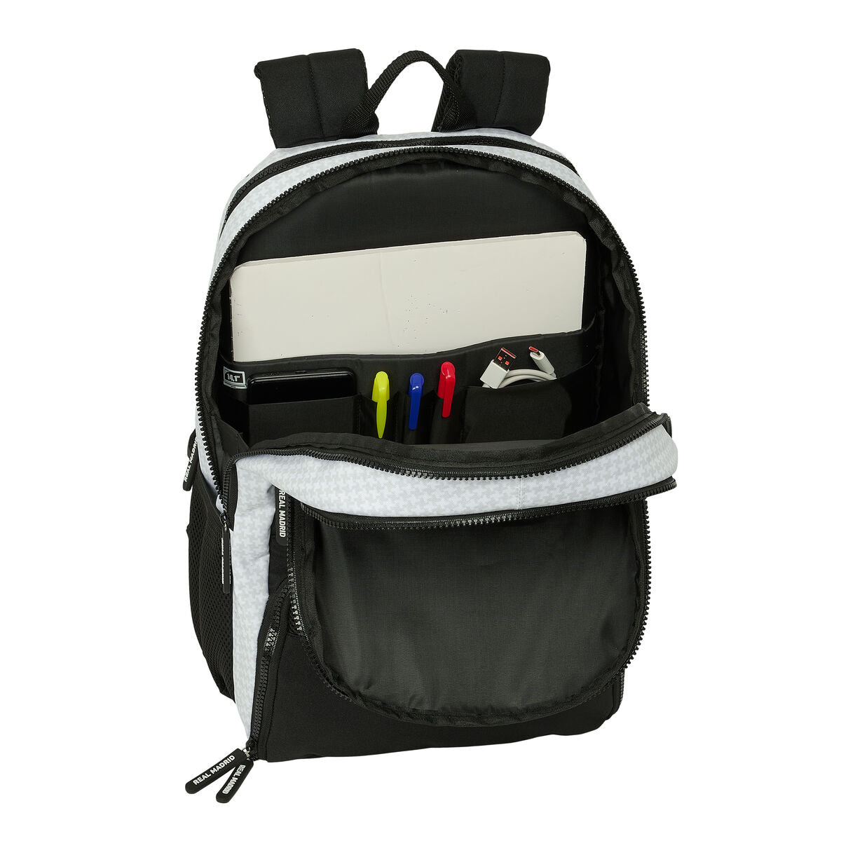 Padel backpack Real Madrid C.F. 24/25 White Grey-3