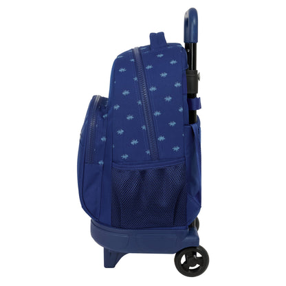School Rucksack with Wheels Harry Potter Captain Navy Blue 33 x 45 x 22 cm-2