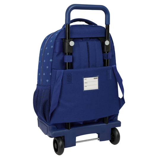 School Rucksack with Wheels Harry Potter Captain Navy Blue 33 x 45 x 22 cm-1