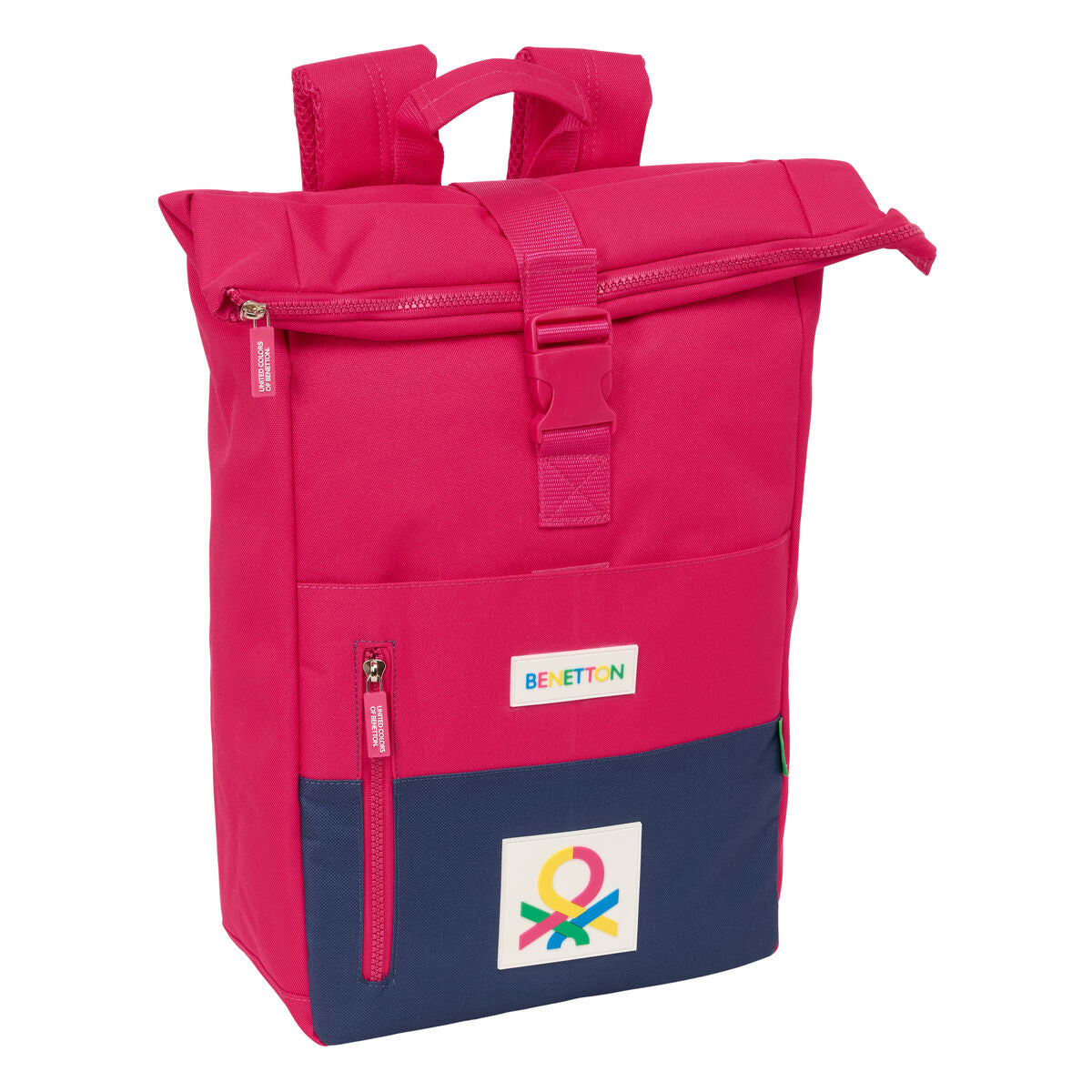 Casual Backpack Benetton Cherry Cherry Navy Blue-0