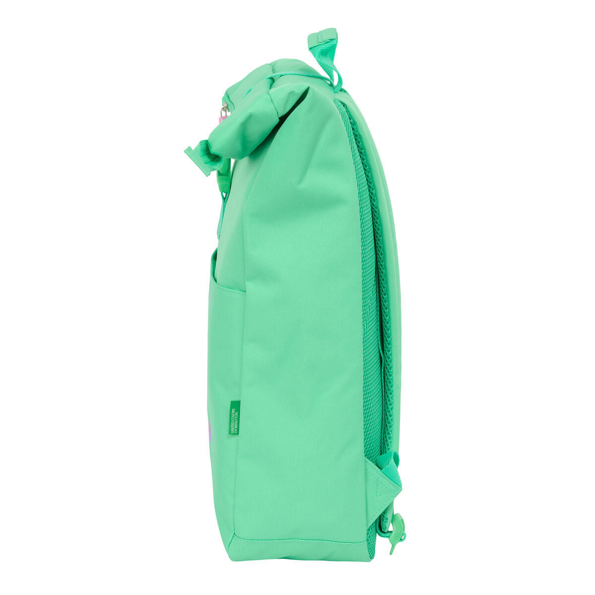 Casual Backpack Benetton Mint Green-2
