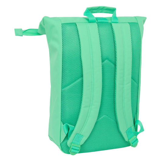 Casual Backpack Benetton Mint Green-1